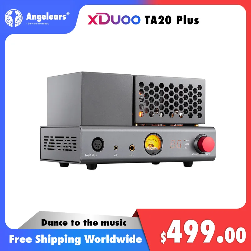 XDUOO TA20 Plus Balanced Tube Headphone Amplifier Class A Amp Balanced In/Out Output Power up to 2000mW