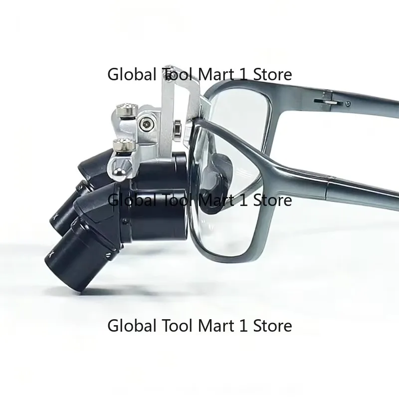 Dent1al 4X 5X 6X Magnifier 48° Ergonomic Surgical Magnifier Adjustable Brightness Ergonomic Design Porta1ble Magnifier