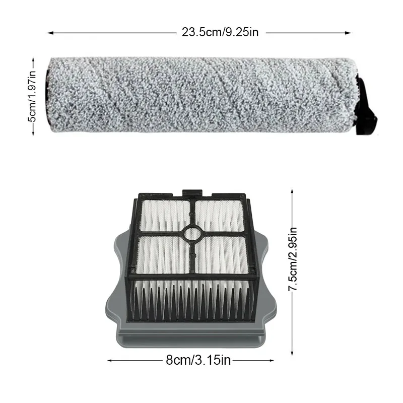 Accessories For TINECO iFloor 3 Floor One S3 Cordless Wet Dry Floor Washer Handheld Vacuum Roller Brush Hepa Filter Spare Parts