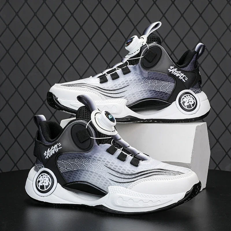 

Children Basketball Shoes Boys Sneaker 2025 New Luxury Tennis Shoes 4 To 12 Years Breathable Non-slipp Sports Shoes for Boy
