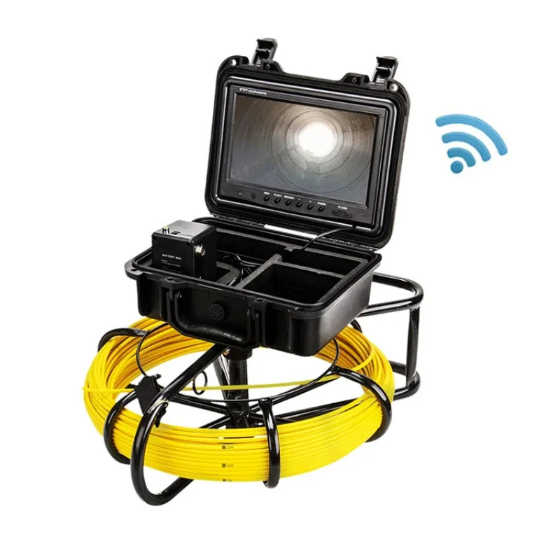 Wifi and DVR Function CCTV Water Well Inspection Camera 30M WP9600A