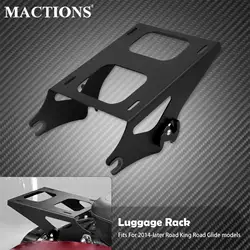 Motorcycle Detachable Two Up Tour-Pak Pack Mount Luggage Rack For Harley Touring Road King Street Glide FLHR FLHX FLTRX 14-2022