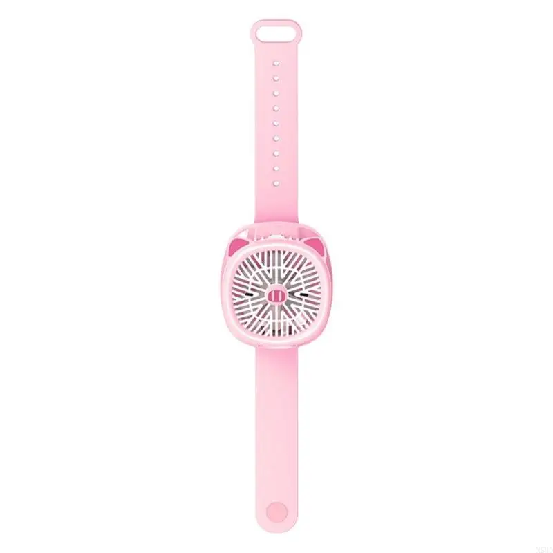 Cartoon Watch Fan Fan Summerable Fan Fan 5V Mini Cooler Поклонники Портативный тихий поклонник запястья