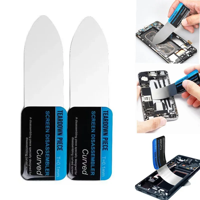

2/5 шт., инструмент для экрана мобильного телефона, лезвие из нержавеющей стали, мягкий тонкий инструмент для открытия экрана планшета, инструмент для открытия батареи, открывалка из нержавеющей стали