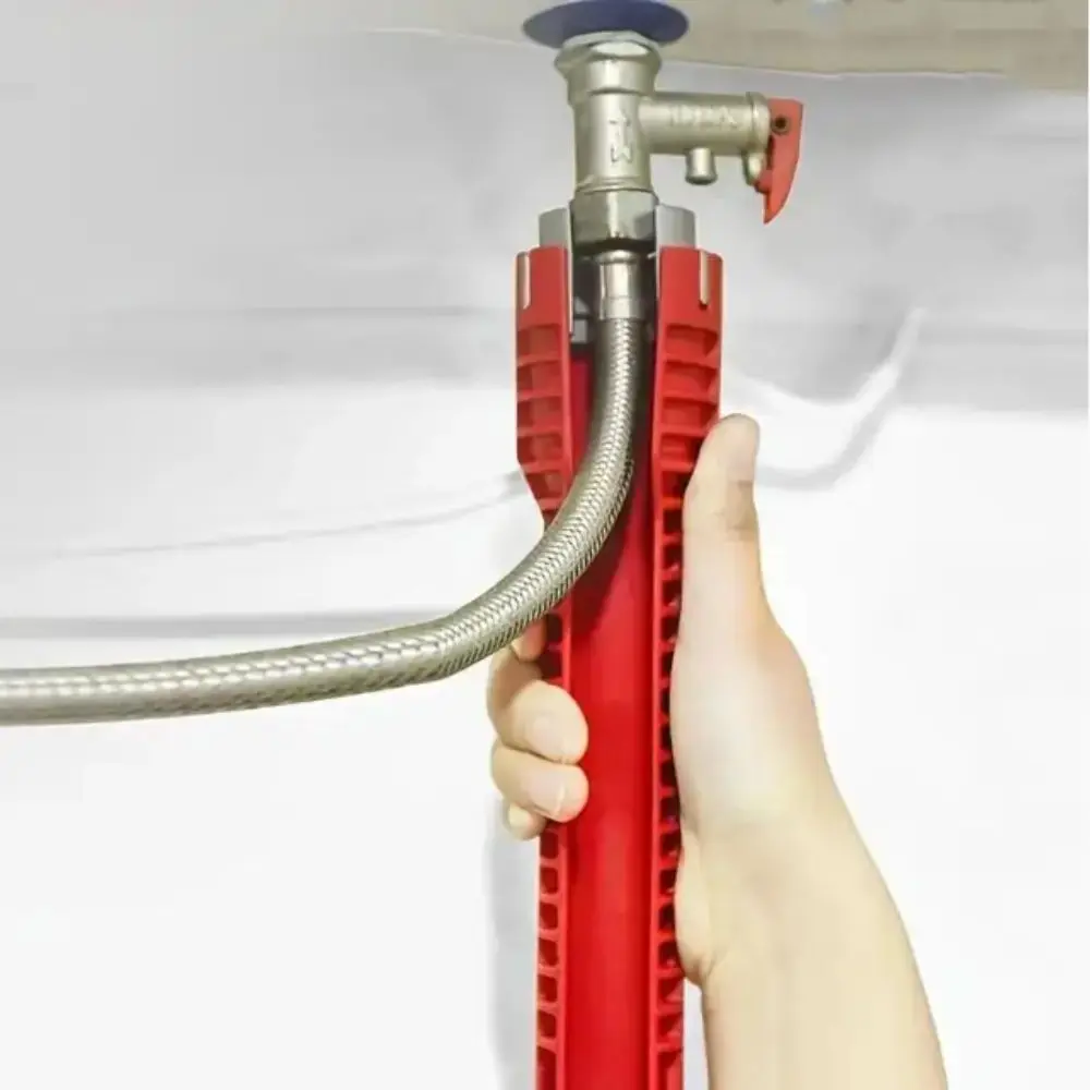 

24 In 1 Bathroom Sink Wrench Set Anti-Slip Handle Multipurpose Faucet Pipe Repair Tool Kit Easy DIY Double Head Wrench