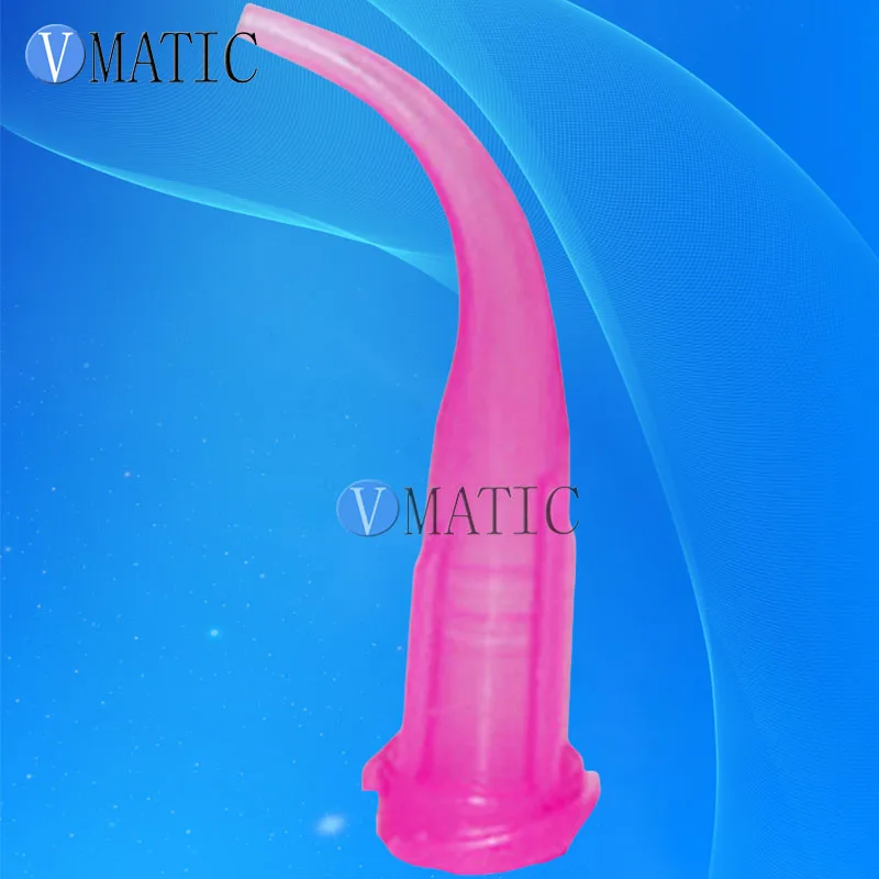 

Бесплатная доставка, качество, 100 шт., 20 г, розовые наконечники для дозирующих игл с коническим изгибом TT