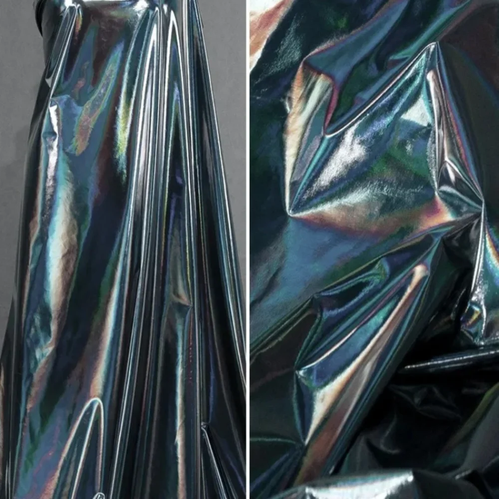 

Лазерная бронзирующая ткань, эластичная, гладкая, водонепроницаемая, для пошива одежды, оптовая продажа, ткань на метры, материал для рукоделия