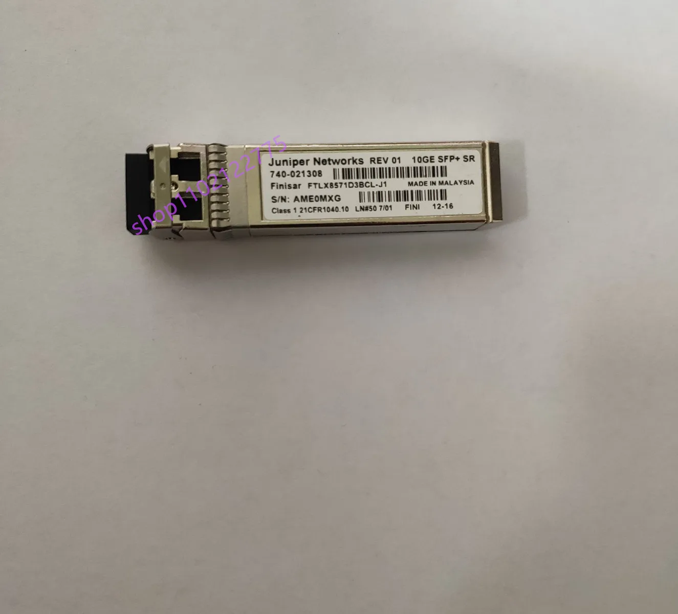 Juniper 10g Fiber Module SFP/EX-SFP-10GE-SR/740-021308/FTLX8571D3BCL-J1/10GE-SR/10GBASE-SR/850nm 300m Transceiver Module 10GB