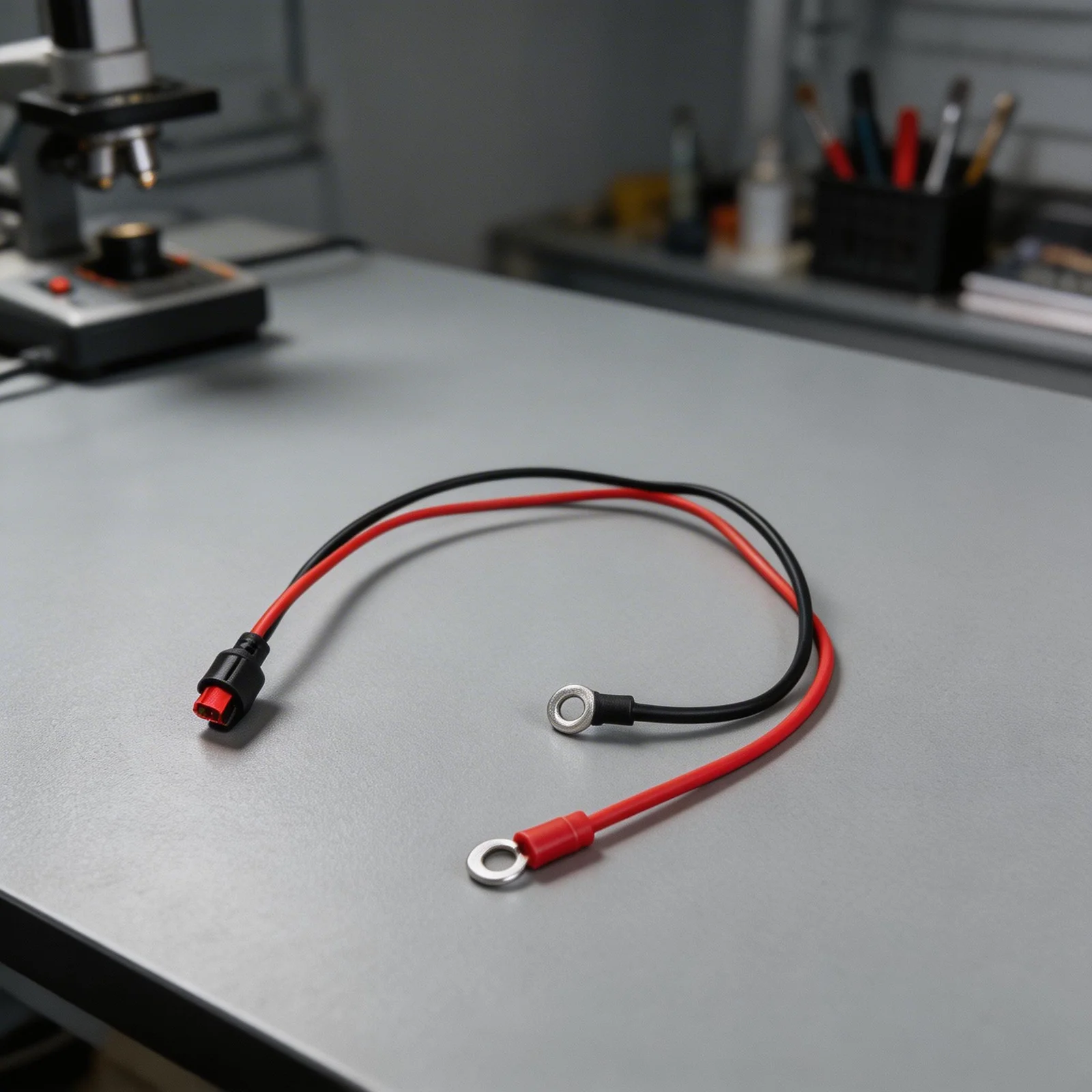 Efficiently Connect Your Devices with This 10AWG For Pole to O Ring Terminal Battery Connection Cable Efficiently