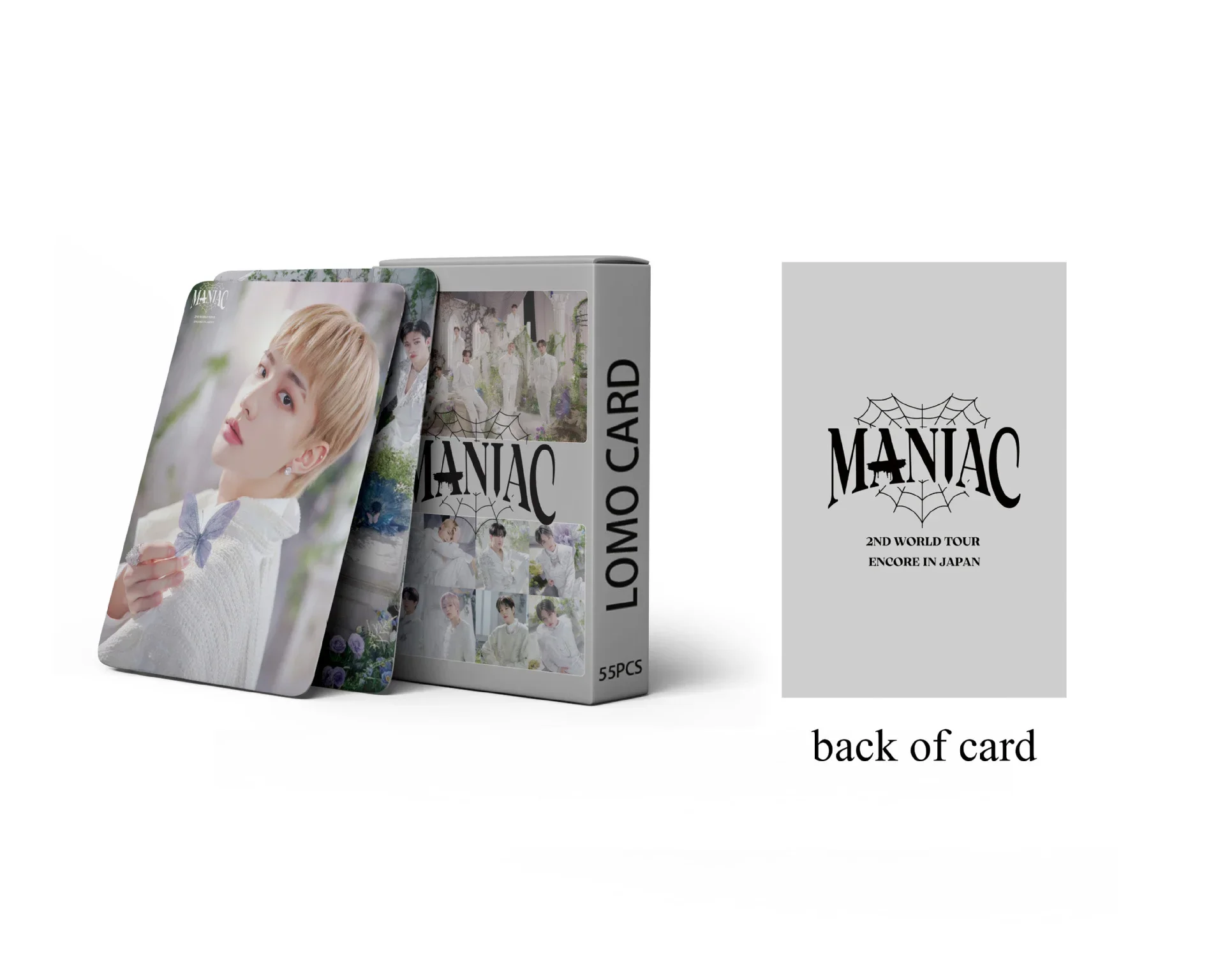 Kazuo SK MANIAC álbum Lomo cartão, K-pop fotocards, série cartões postais, 55 pcs