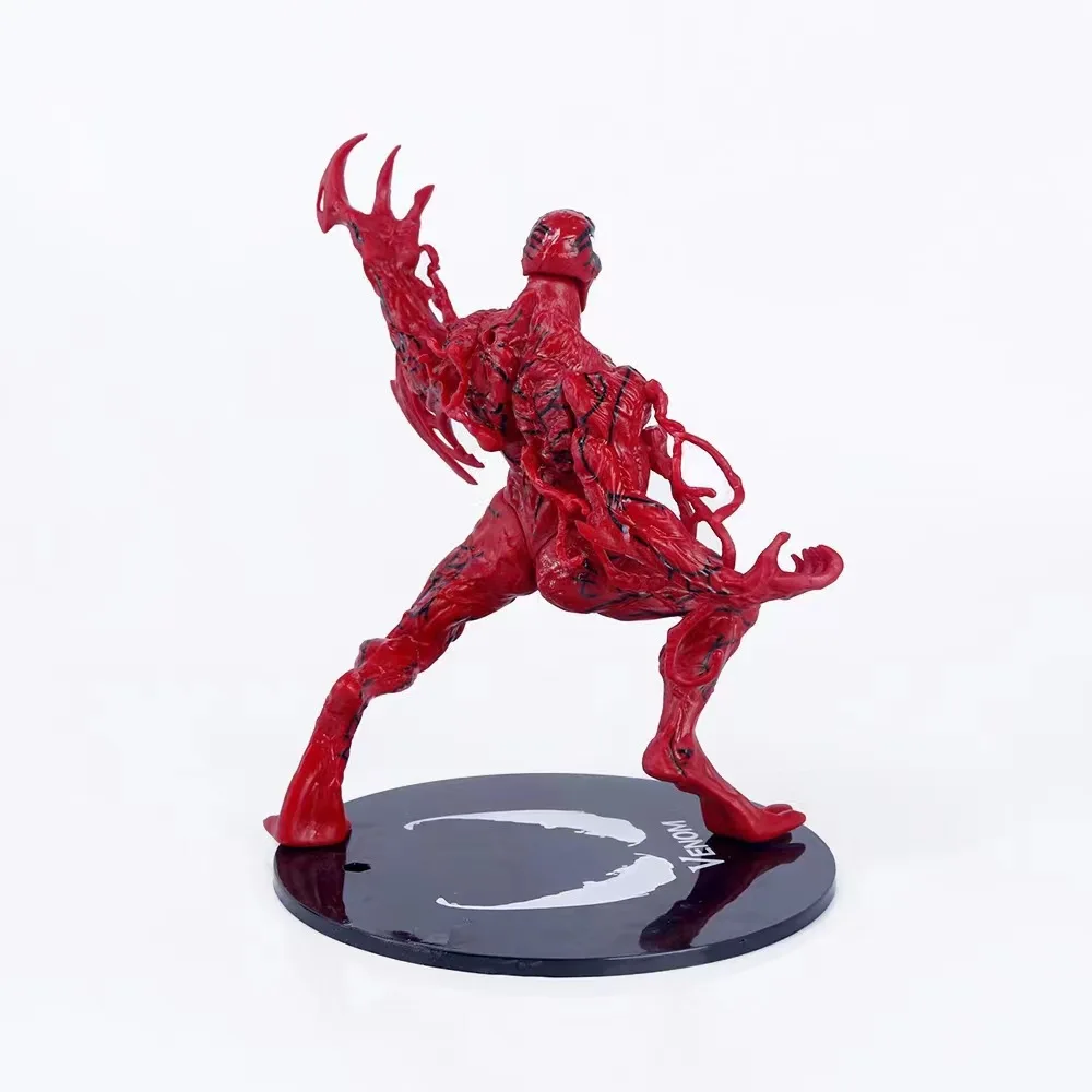 20CM Marvel Venom Carnage Spider Man legends Action Figure PVC Joint Movable Face Statue Model Doll Collectible Toy Gift