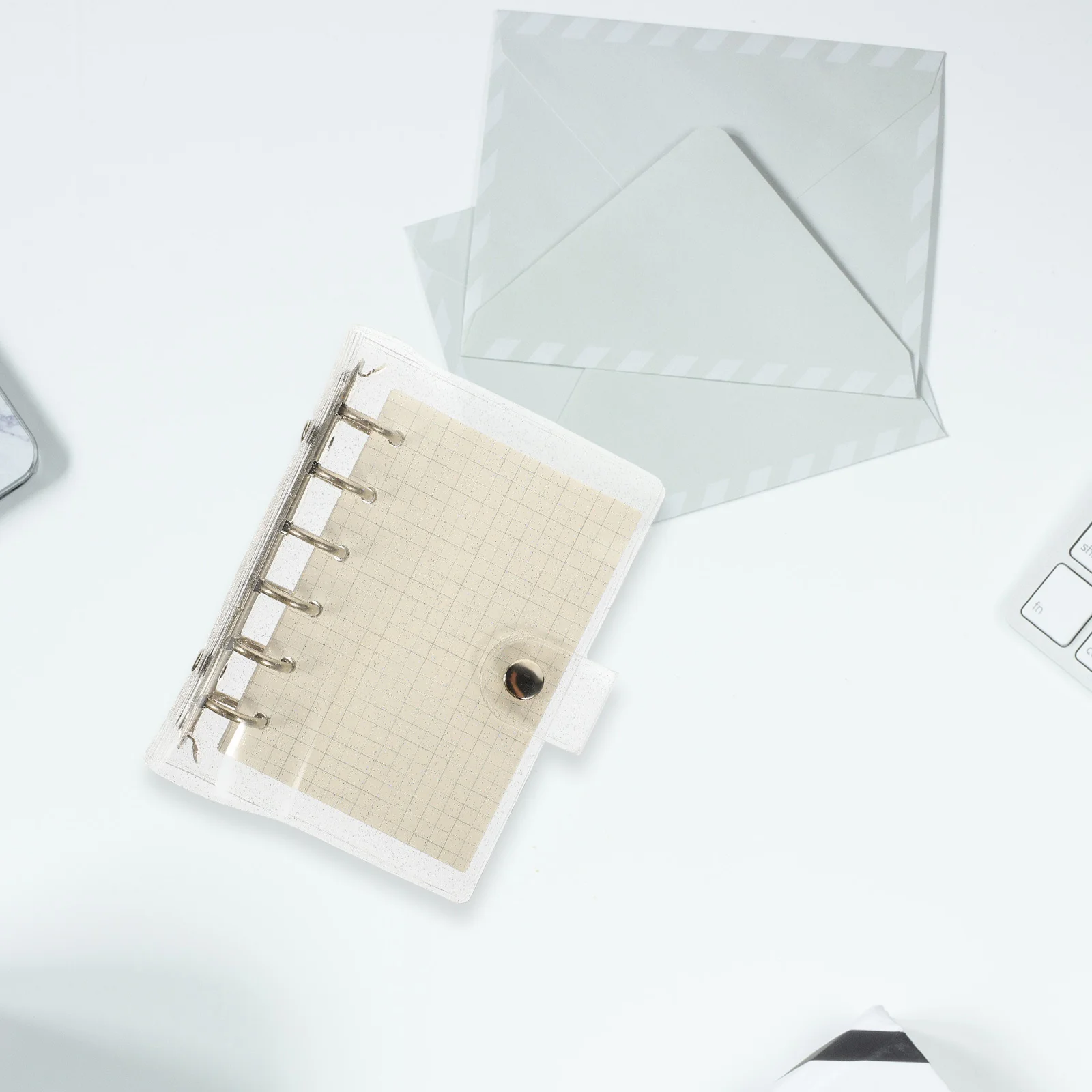 Small Water Proof Loose-leaf Notebook Girl Student The Binder Notepad Creative Writing Paper Multi-function