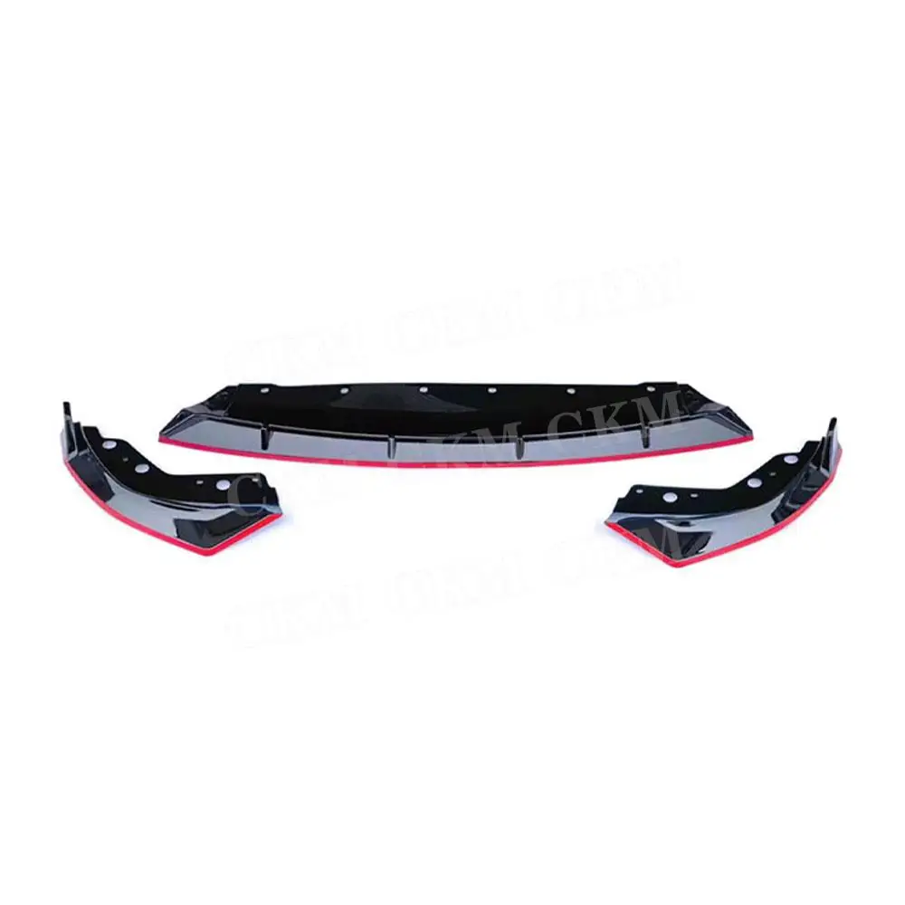 

Car Front Bumper Lip Spoiler Chin Body Kits For BMW 3 Series G20 G28 M340i 2023+ 3Pcs Front Bumper Lip Guard Styling Accessories