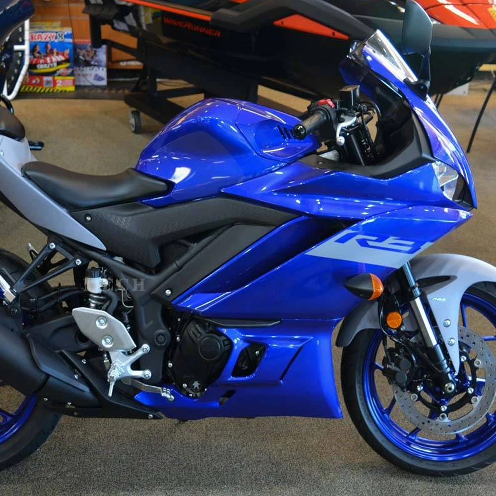 ملصق حماية خزان الوقود 2021 2022 طلاء طبقة حماية من البولي يوريثان R25 لياماها YZFR3 YZF R3 2019 - 2022