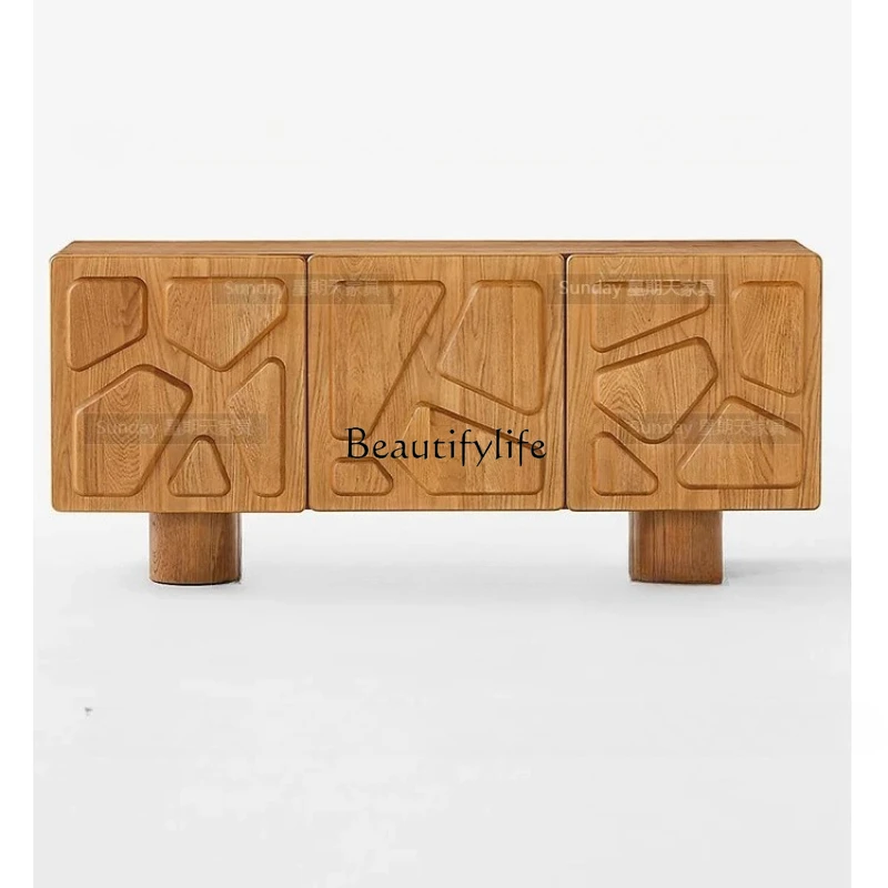 

Creative retro bucket cabinet, personalized design, living room locker entry, entrance cabinet can be customized