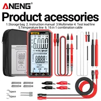 ANENG True RMS Auto Electrical Capacitance 6000 Counts Digital Smart Multimeter Transistor Testers Meter Temp Resistance 620A