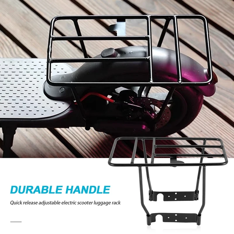 For Xiaomi M365 1S Pro Scooter Rear Rack Cargo Rack Quick Release Adjustable Electric Scooter Luggage Carrier Back Shelf