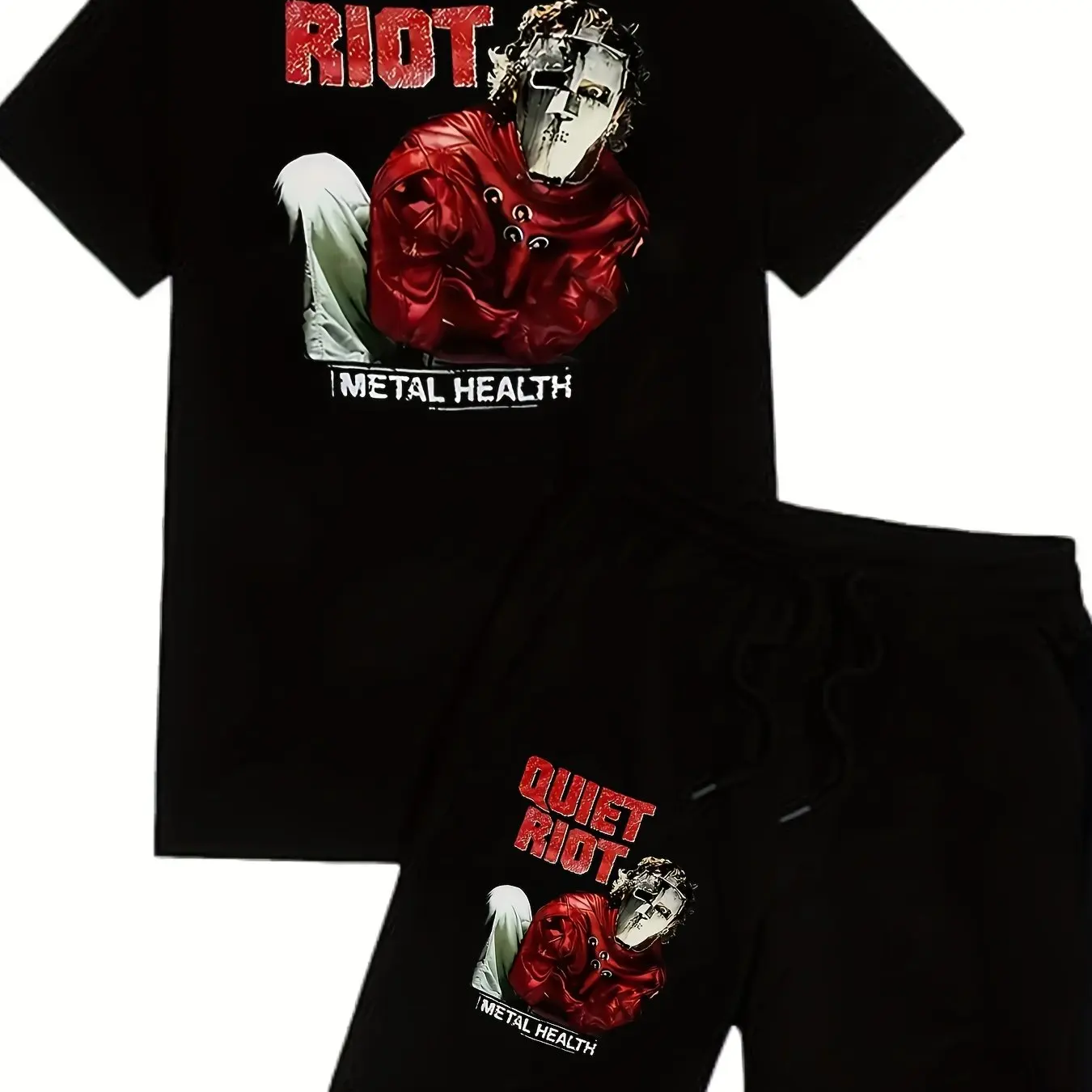 

American Hip Hop Y2K Retro Rock Band Icon Album Art Street Style Casual Suit Summer Men and Women New Retro Fashion Streetwear