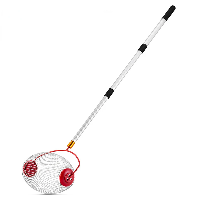 PGM New Product Golf Ball Picker Free Retractable 3-section Ball Pick-Up Cage Roller Pick-up Ball Without Bending JQQ006