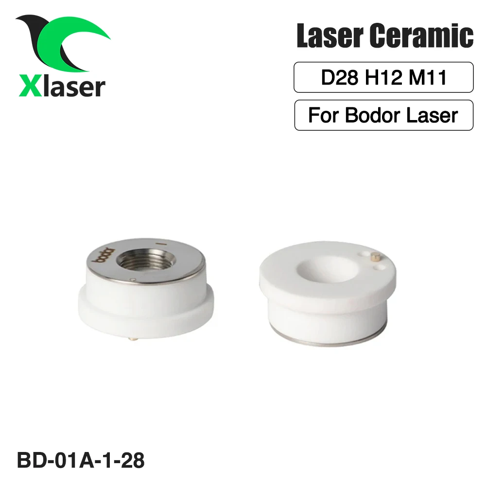 

XLaser 10Pcs/Lot Original Bodor Ceramic BD-01A-0-28 Nozzle Holder 28/24.5mm M11 Laser Ceramic for Bodor Fiber Laser Cutting Head