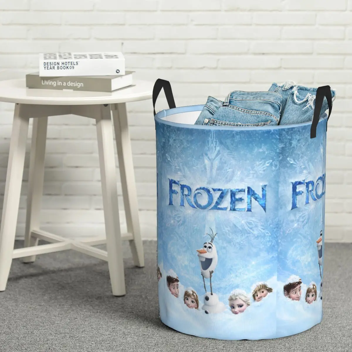 Frozen Elsa Princess Kids Toys Storage Basket for PlayRoom Decor Gift Laundry Hamper Baskets
