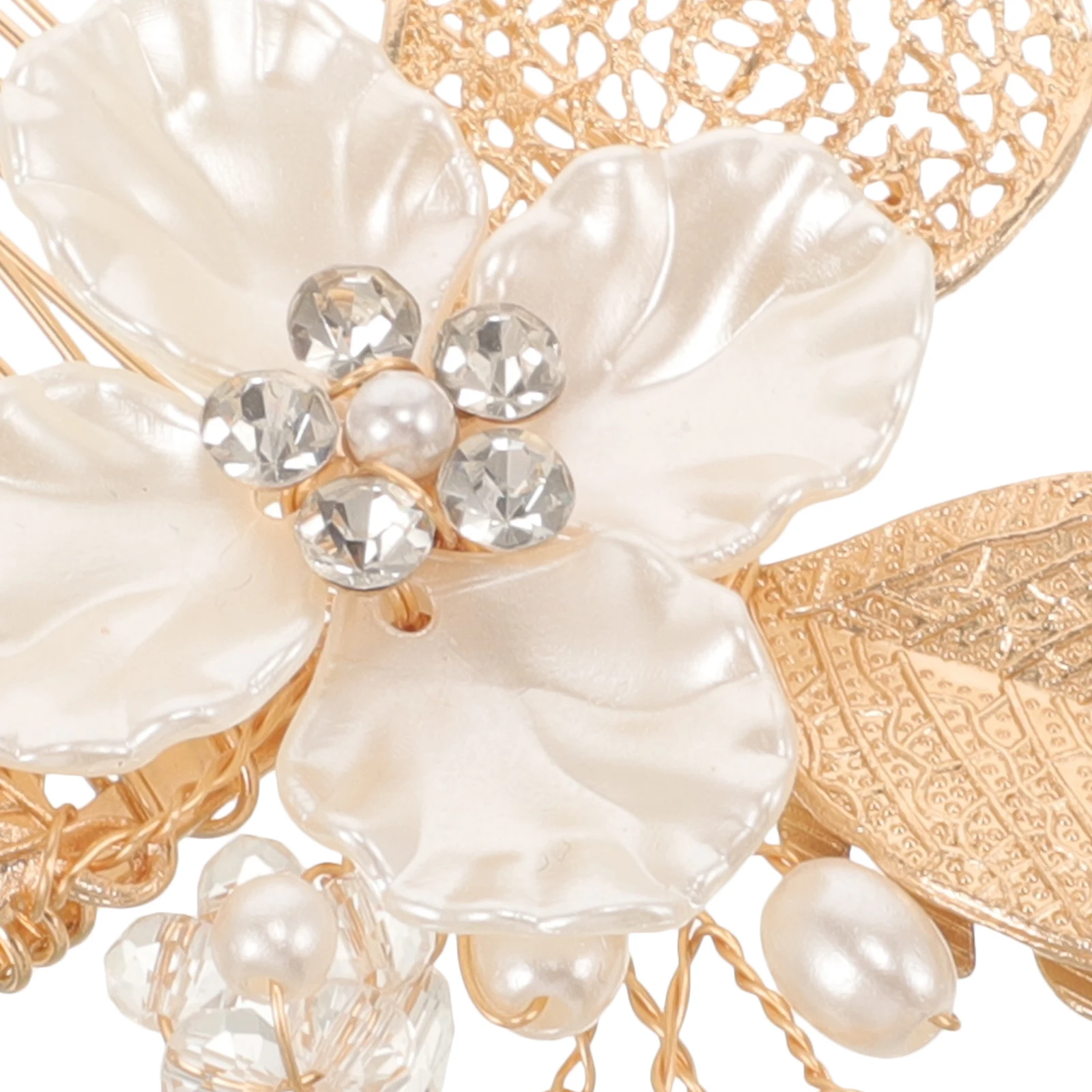 

Gold Leaf Wedding Bride Headpiece Comb Bride Accessories Girl Headpiece Vintage Side Combs Women Decorative Hairpins
