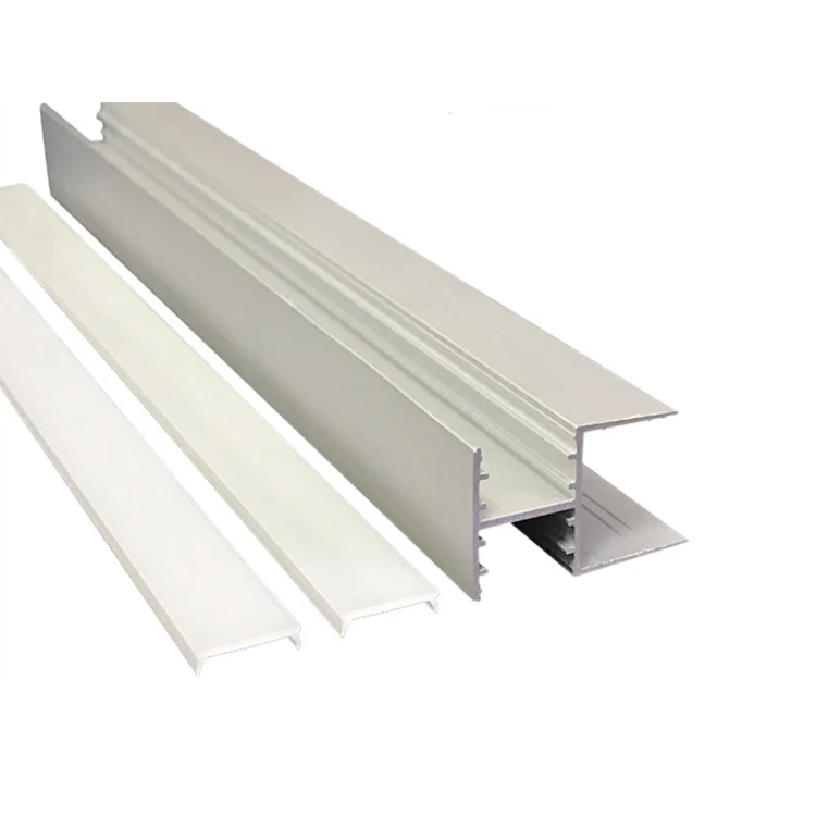 FICLUX OEM length 1m 2m C shape led transparent cover aluminium profiles for kitchen cabinet lighting