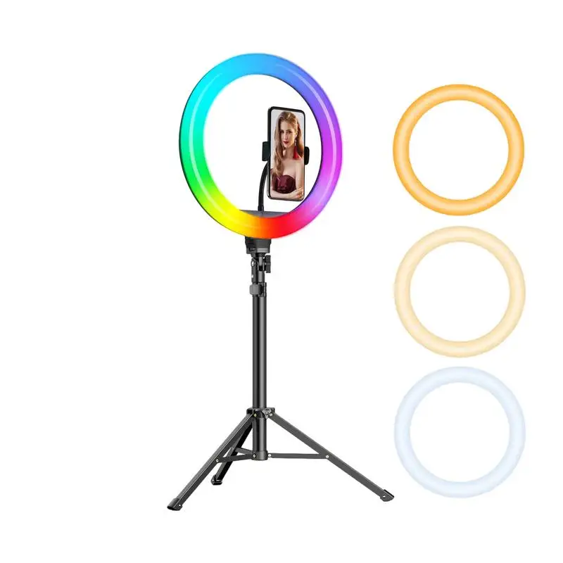 Light For Filming Studio Lights Ring Light Video Lighting Stream Light Camera Light Dimmable Photography Lighting Kit For Video