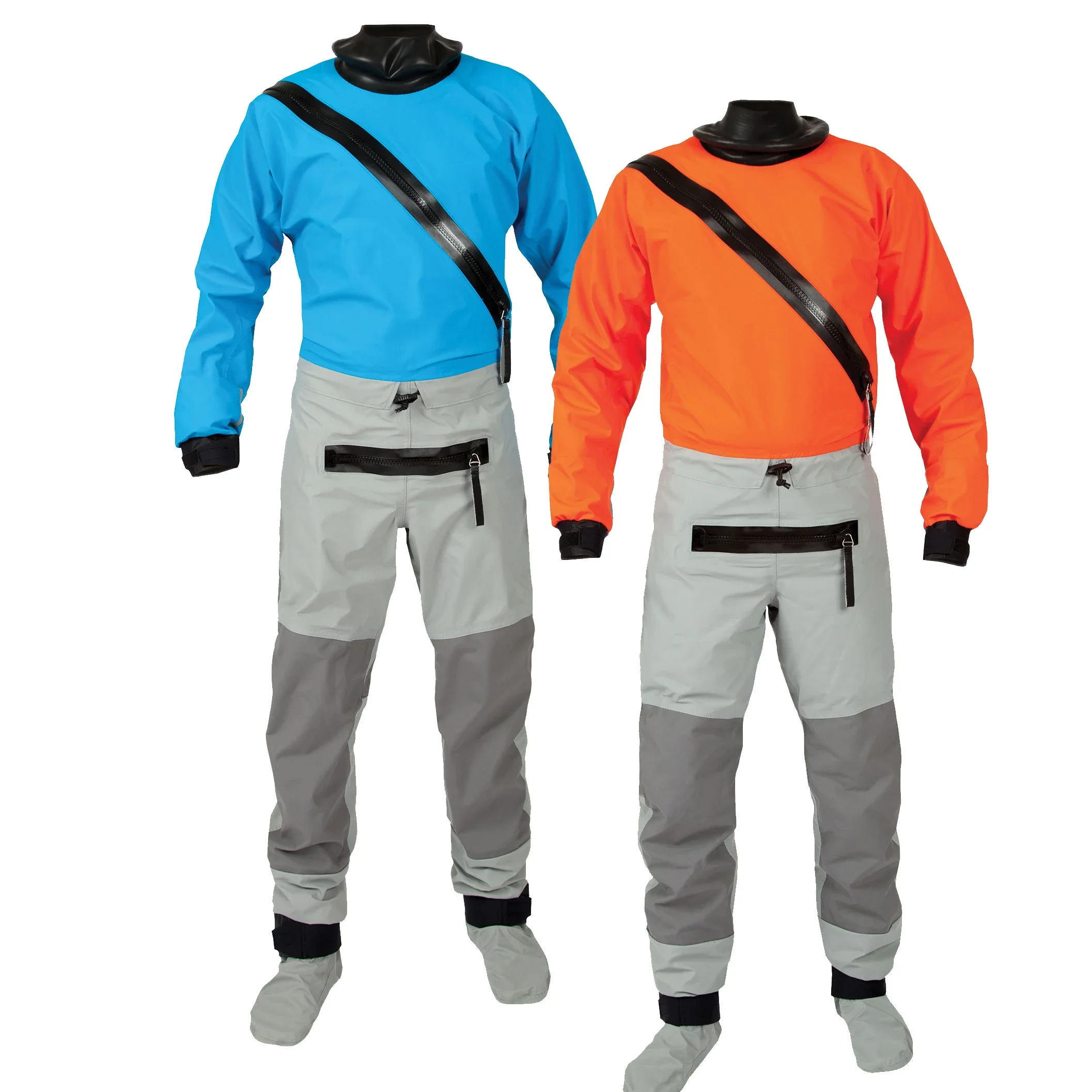 Men's Kayak Dry Suit, Surfing Padding, Swimming Dry Suit, Waterproof, Breathable Chest Wader, MD34