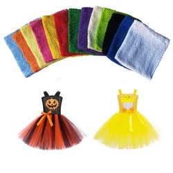 8x8Inches Lined Crchet Tutu Top Tube Tops For Baby Girls Tulle Tutu Dress Birthday Party Princess Dress DIY Accessory