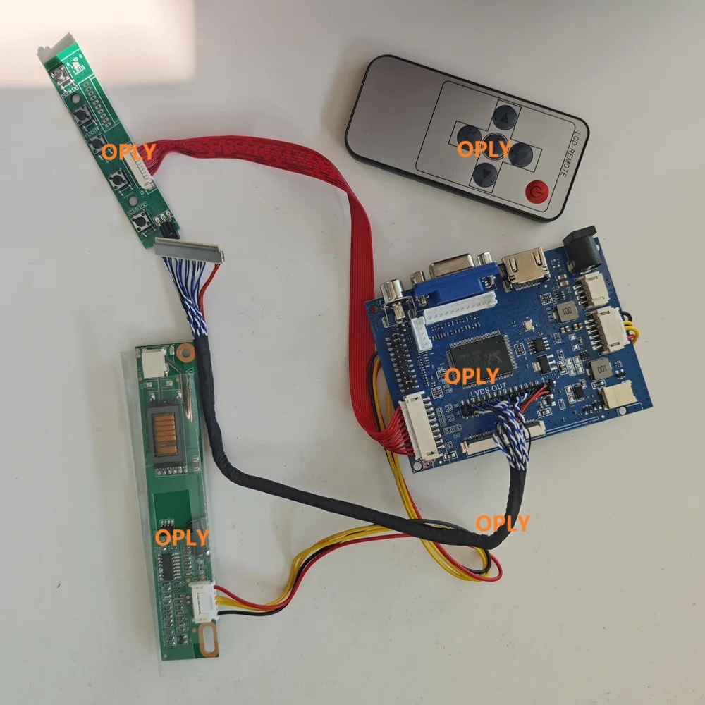 

AV VGA Controller board Kit HDMI-compatible for LTN141AT03 LTN141AT02 14.1" 1280×800 30pin 1 CCFL LCD panel