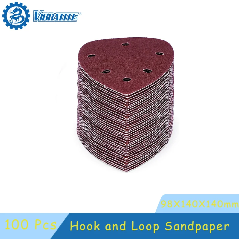 

98X140X140 мм Наждачная бумага на липучке, 5 отверстий, 100 шт. в ассортименте 40-1000 Girt для полировки и шлифования металлических автомобилей, деревообработки