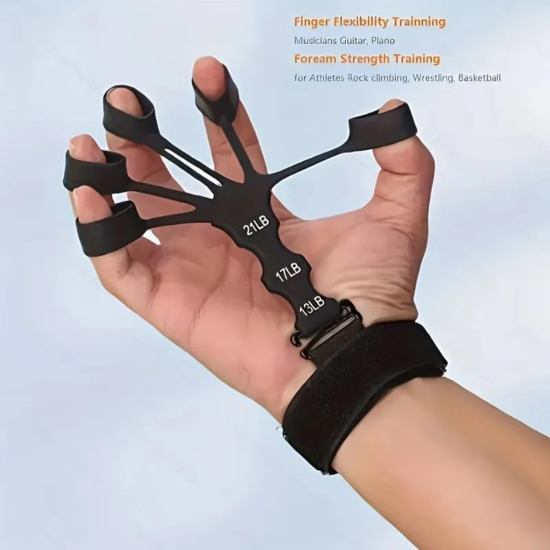 Verstellbarer Handgriff-Krafttrainer Komplettset mit Zähler, Handgelenk-, Unterarm- und Handtrainer für die Muskelstärkung – Detail 4