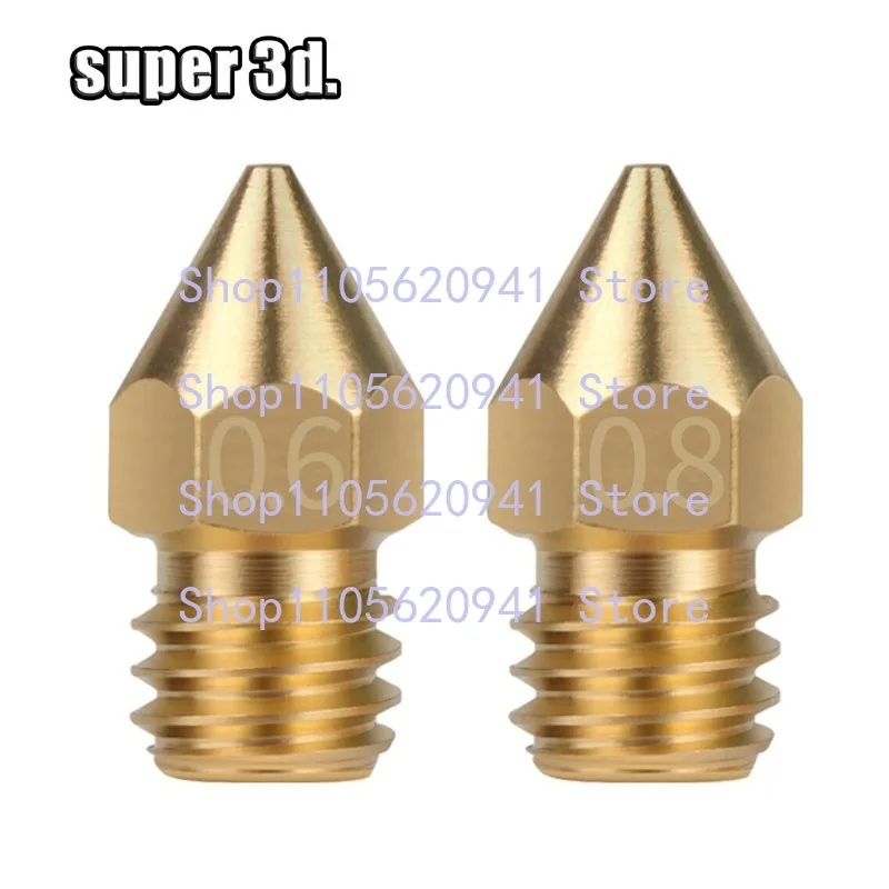 XX R3 V1 NICKEL PLATED Nozzle Extruder Nozzle 0.4-1.0mm 1.75mm For 3D Printer IR3-M