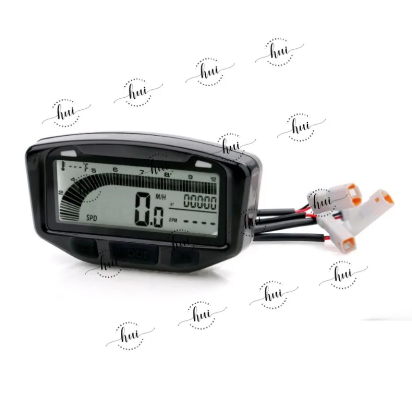 Universal Motorcycle Speedometer Modified for bicycle car UTV/ATV LCD instrument speedometer