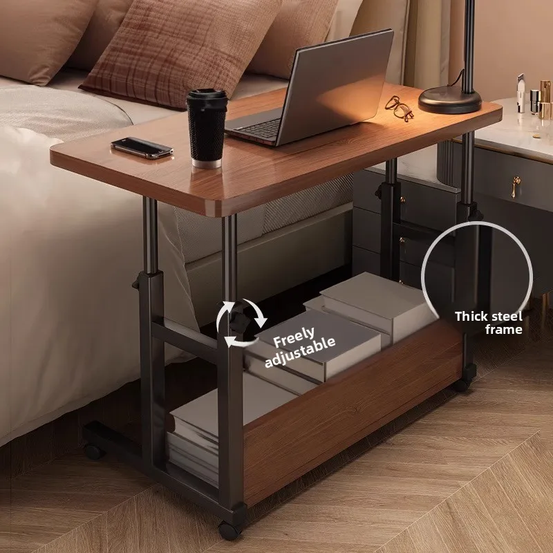 

Bedside desk with movable lift, student desk for learning, writing, computer desk, bedroom, home use