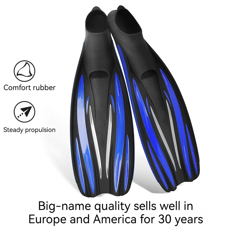 

Professional Swimming Flippers Snorkeling Equipment Freestyle Training Flippers Equipment Men And Women Universal Long Flippers