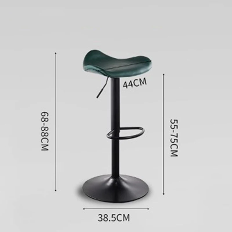 Metal Modern Bar Stools Lounge Minimalistic Steel Comfortable Design Nordic Bar Stools Salon High Poltrona Home Furniture