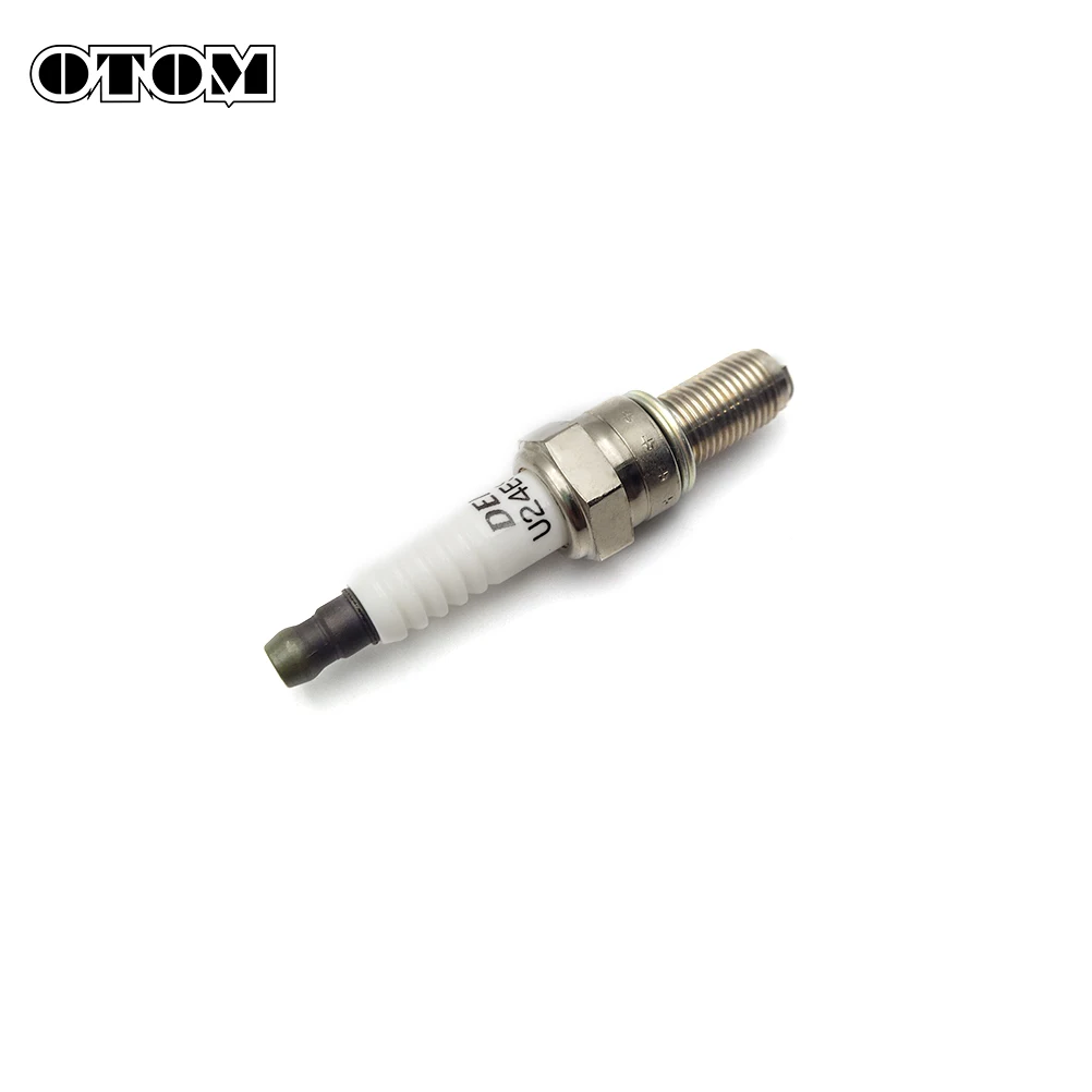 OTOM Motorcycle Ignition Spark Plug (Denso U24ESR-NB) For ZS177MM ZS174MN-3 ZS174MN-5 Engine Parts NC250 NB300 CBS300 Dirt Bike