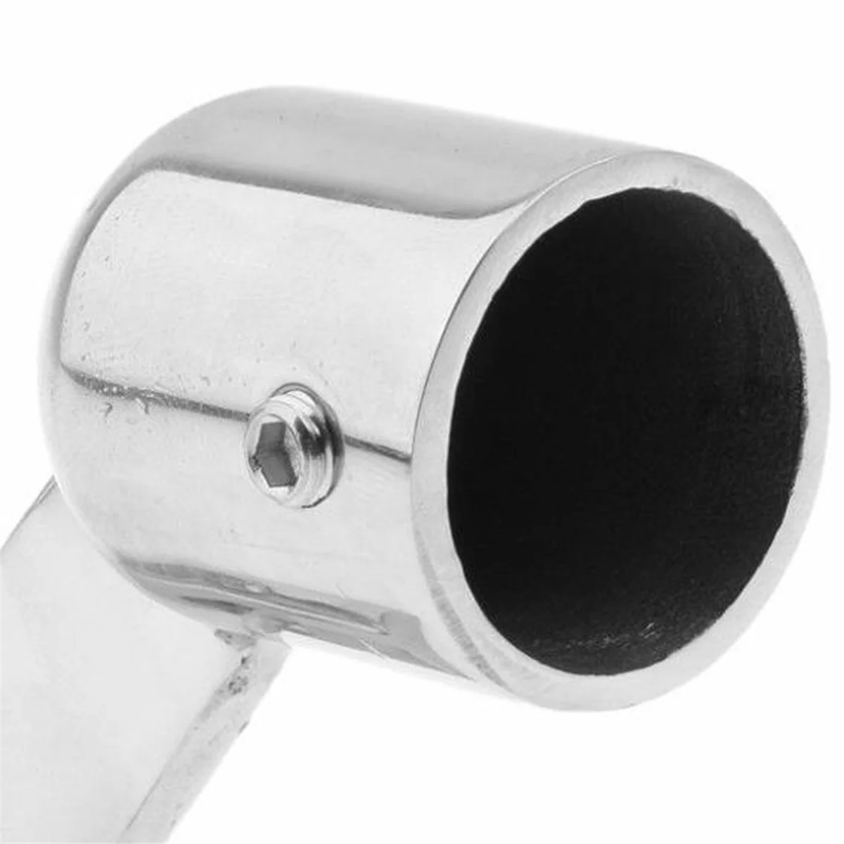 A83Z 316 Stainless Steel Boat Deck Round Head Stern Bracket 1inch Handrail Stanchion for Boat Yacht