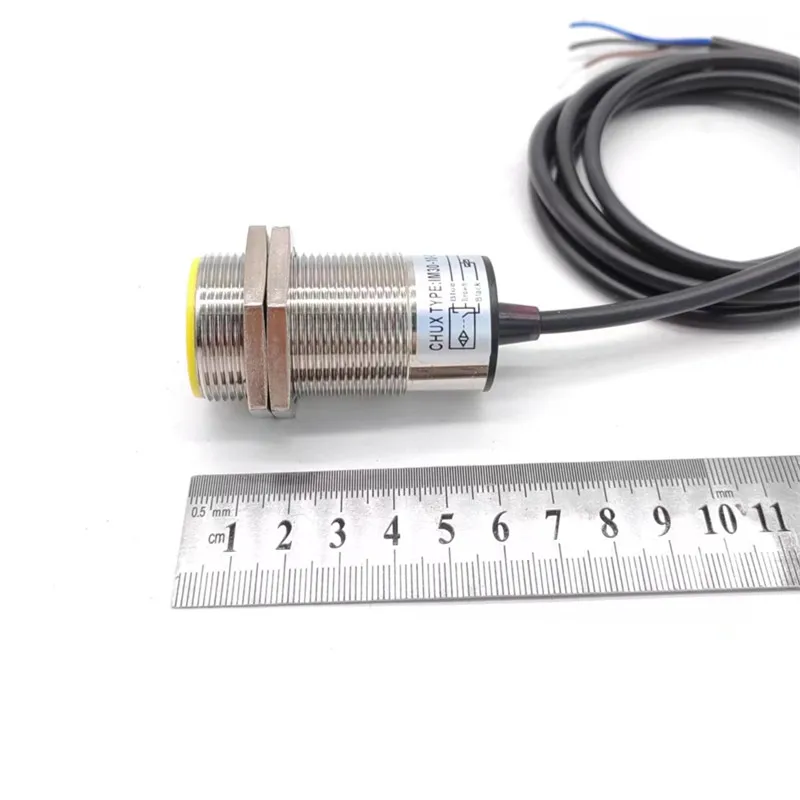 CHUX 30mm Inductive Proximity Sensor Switch NPN M30 NO NC DC 6-36V 3wires Cylinder type 10mm Sensing Distance Sensors