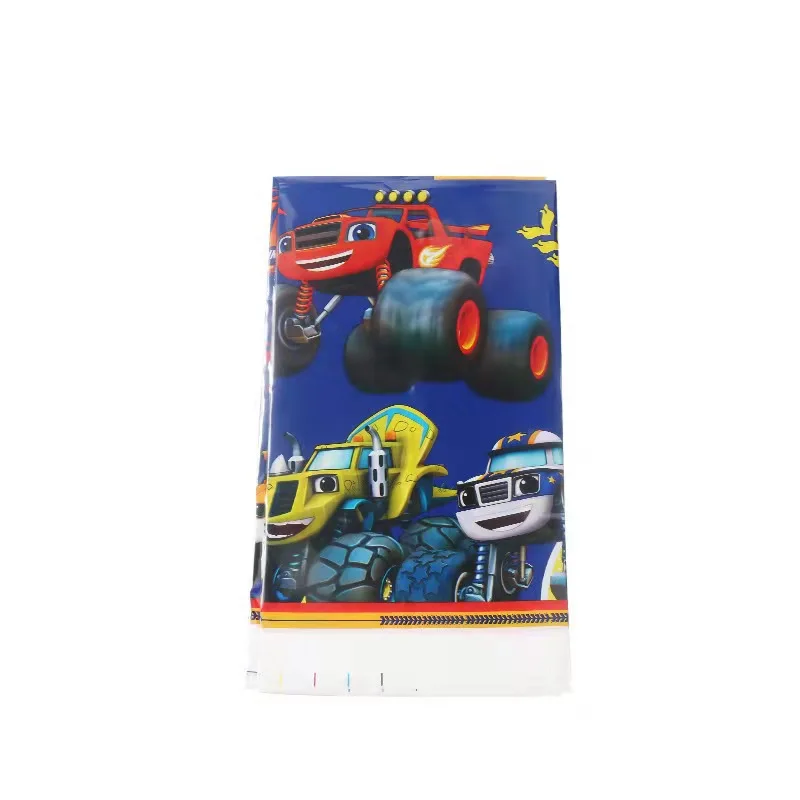 108*180cm Blaze and the Monster Machines Birthday Party Decorations Tablecloth Baby Shower Kids Boy Children Day Party Supplies