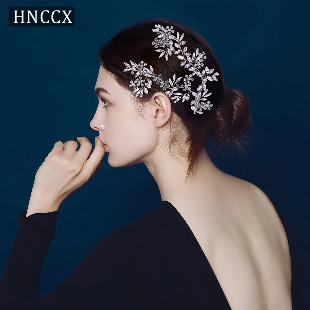 

YouLaPan Bridal Rhinestone Hair Clip Bride Wedding Headpiece Women Hair Accessories Handmade Ornaments Banquet Jewelry HP271