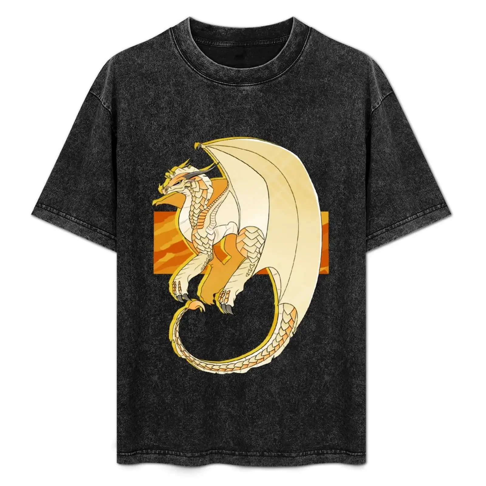 

Qibli - Wings of Fire T-Shirt boys animal print vintage graphic tee croswit shirt man slim fit t shirts for men