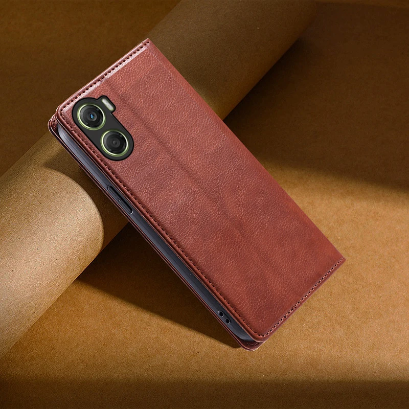 Funda de cuero tipo flip para Motorola Moto G06, estuche, cubierta tipo libro, coque para Moto G06 Power, G 06, MotoG06, funda.