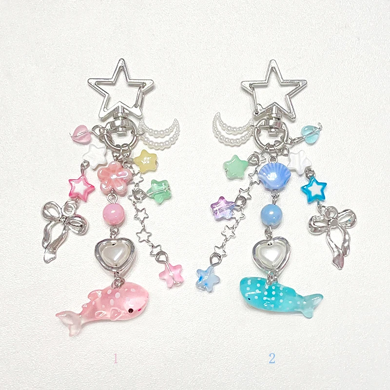 سلسلة مفاتيح القرش الجنية الأساسية حقيبة سحر 1 قطعة #2