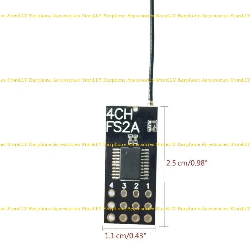 462E FS2A 4CH Receiver AFHDS 2A Mini Remote Controlled Receiver for Flysky i6X i6S