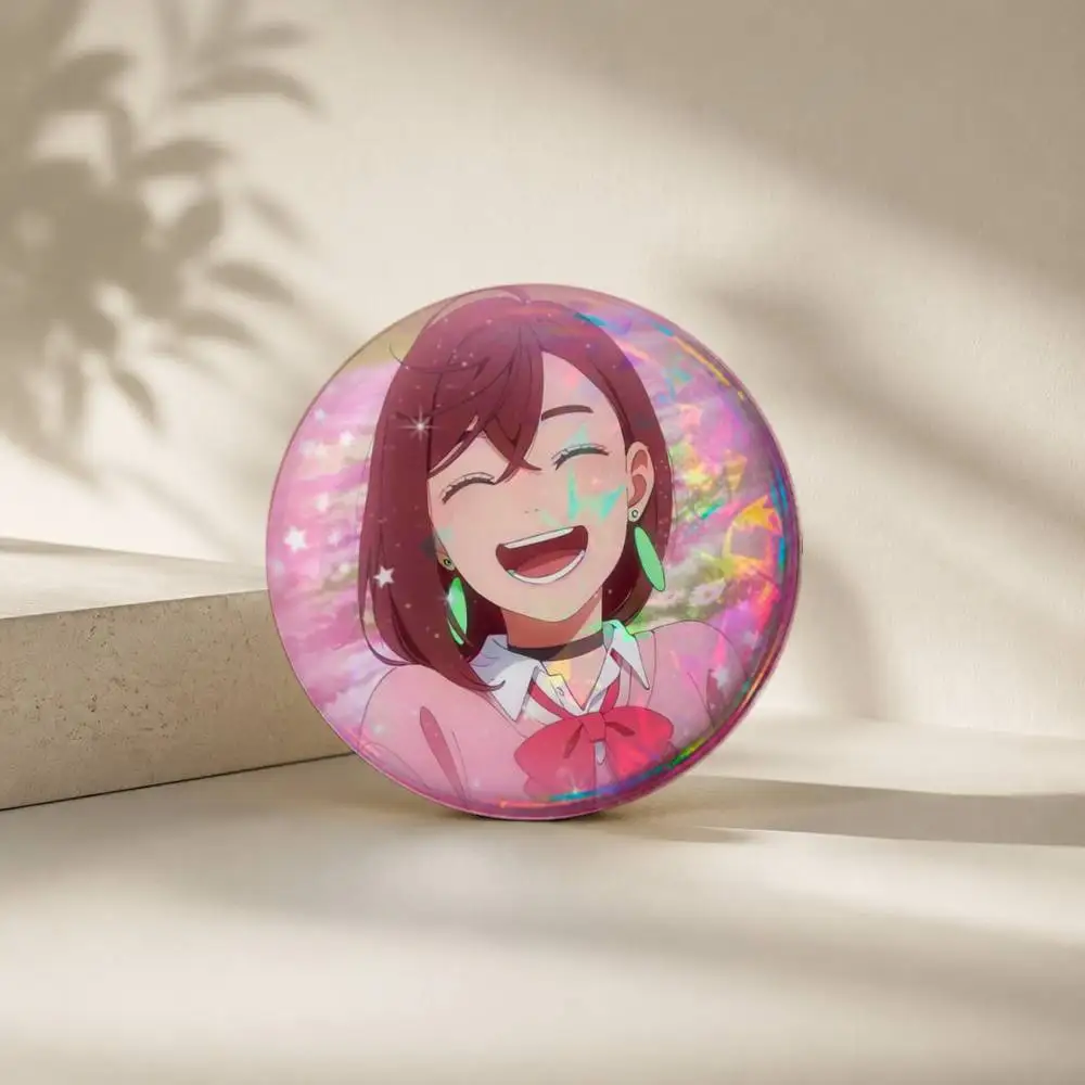 Momo Ayase D-Dandadans Brooches Cartoon Badge Pins Backpack Hat Accessories Friend Gift - view 5