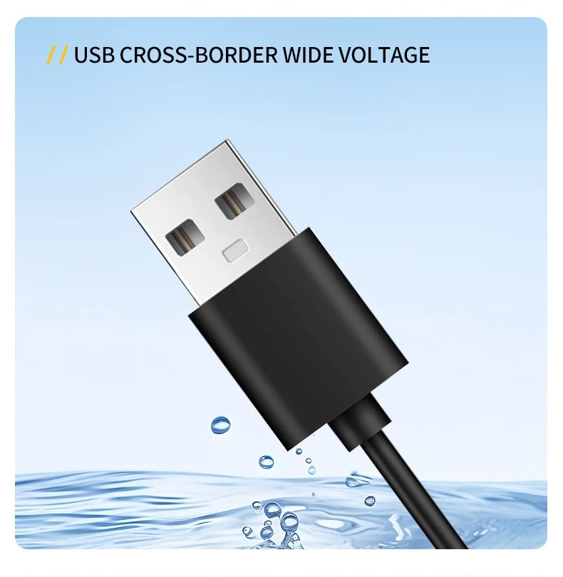 USB Aquarium LED-Licht Vollspektrum Aquatische Pflanzenwachstumslampe Fischbecken Einstellbare Helligkeit Dimmbar Zeitgesteuert 360° ° Drehbare Leuchte – Detail 3