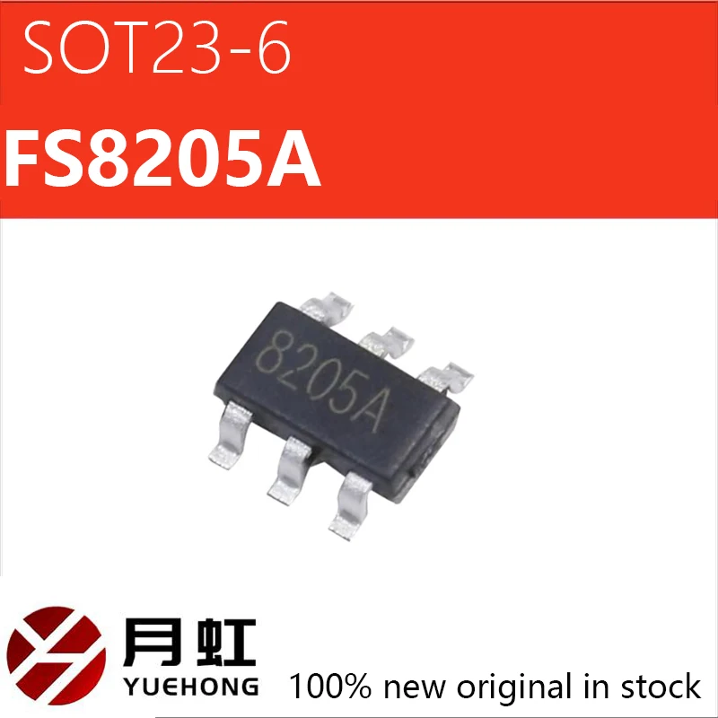 

10/20/50PCS 8205 SOT23 8205A SOT CEG8205A FS8205A SOT23-6 SMD new and original IC Chipset